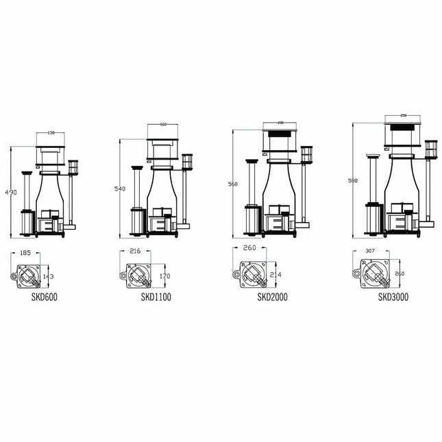 Aqua Ocean Smart DC – Espumador de Proteínas Silencioso y Eficiente para Acuarios Marinos