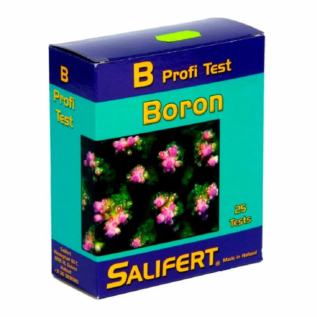 Kit Salifert Test de Boro B para análisis de agua en acuarios marinos – incluye reactivos y accesorios

