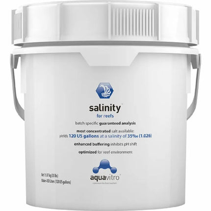 Bolsa de Seachem Aquavitro Salinity – Sal marina sintética para acuarios marinos y arrecifes

