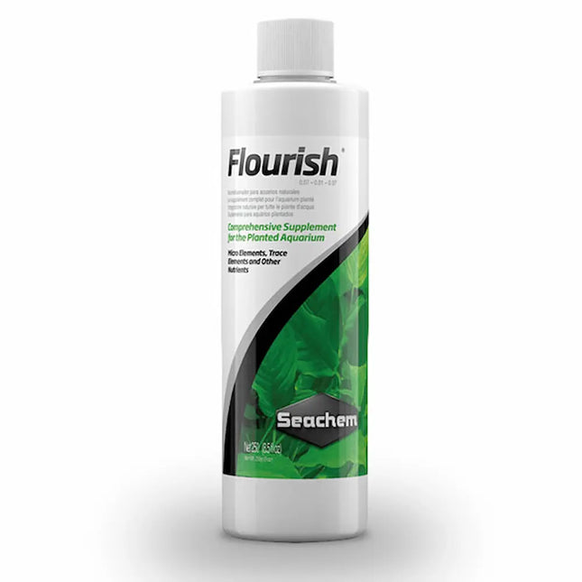 Botella de Seachem Flourish fertilizante líquido para plantas de acuario