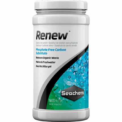 Seachem Renew resina filtrante para eliminar fosfatos y silicatos en acuario marino reef