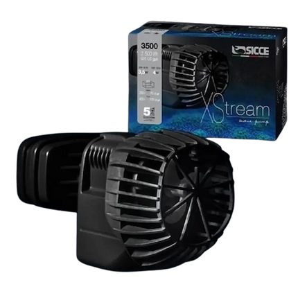 Bomba de circulación Sicce Voyager xSTREAM con soporte magnético de 360° para acuarios marinos.