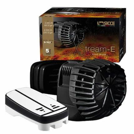 Bomba de circulación Sicce XStream-E para acuarios marinos, regulable y con control electrónico