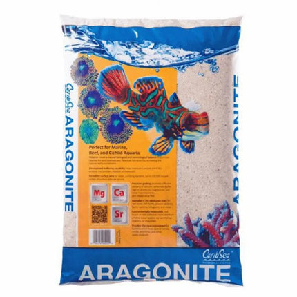 Bolsa de CaribSea Aragamax Select 13,61 kg, arena aragonítica fina para acuarios marinos y de arrecife

