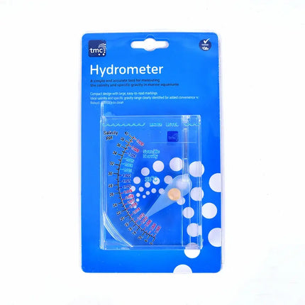 TMC Hydrometer, densímetro para medir la densidad relativa y controlar la salinidad del agua en acuarios marinos.