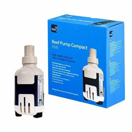 Bomba TMC Reef Pump Compact DC regulable para acuario, disponible en modelos de 1500, 2500 y 5000 l/h.

