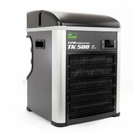 Enfriador de acuario TECO TK 500 con cuerpo compacto y diseño moderno