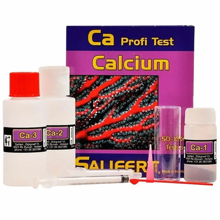 Kit Test de Calcio Ca Salifert para medir calcio en acuarios marinos y de arrecife
