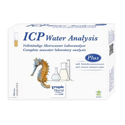 Kit Tropic Marin ICP Water Analysis Plus para análisis de agua de acuario marino