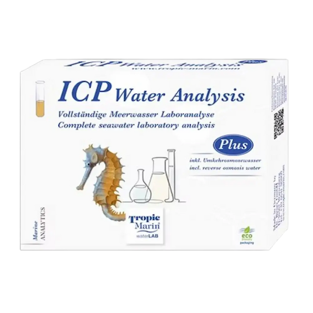 Kit Tropic Marin ICP Water Analysis Plus para análisis de agua de acuario marino