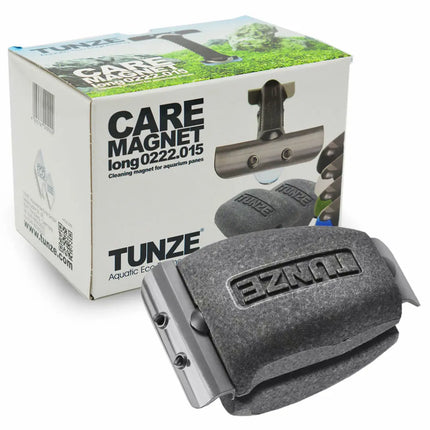 Limpiador magnético Tunze Care Magnet con doble cuchilla para cristal de acuario.