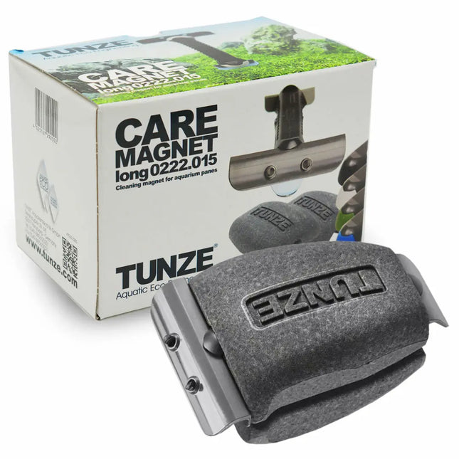 Limpiador magnético Tunze Care Magnet con doble cuchilla para cristal de acuario.