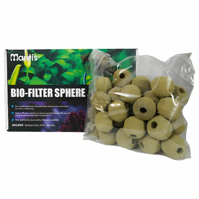 Mantis Bio-Filter Spheres 2 kg esferas biológicas para sump de acuario marino