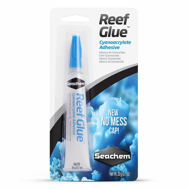 Seachem Reef Glue 20 g pegamento de cianoacrilato para fijar frags de coral en acuario marino