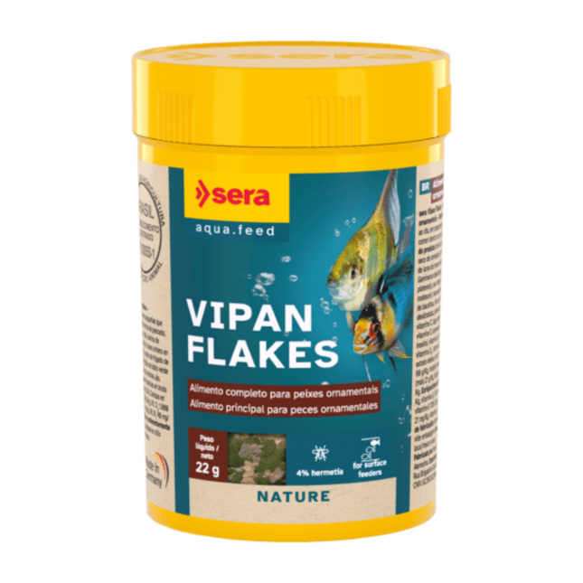 Sera Vipan Flakes - Alimento en escamas para peces de agua dulce