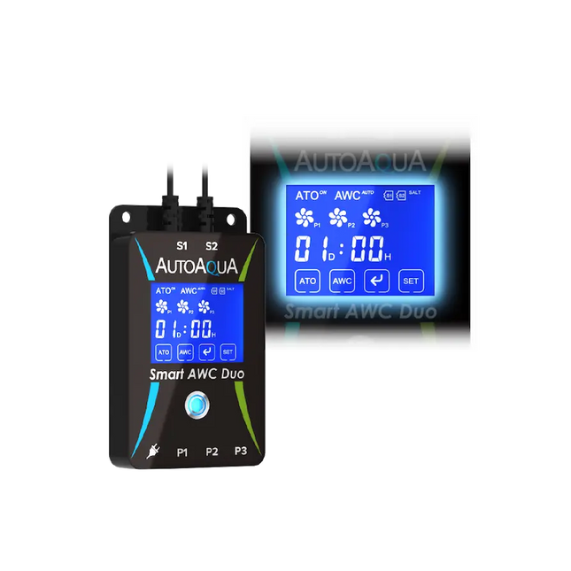 AutoAqua Smart AWC Duo G2 – Controlador Inteligente para Sistemas Automáticos de Cambio de Agua