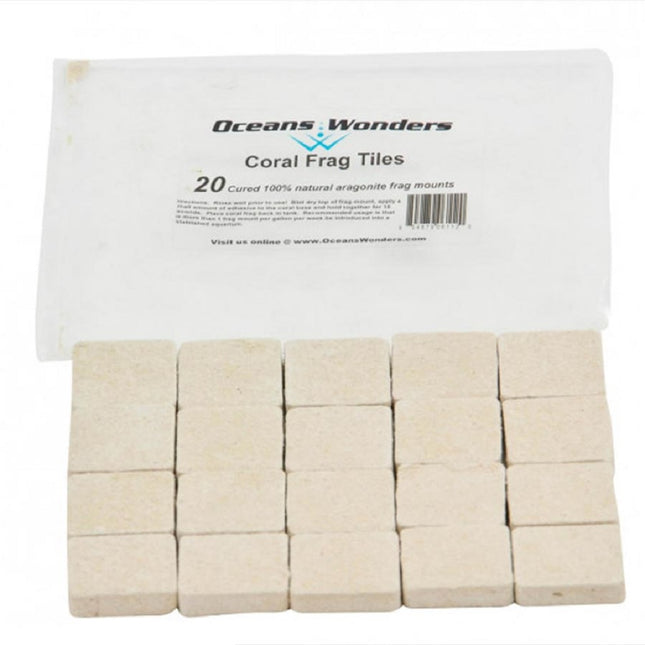 Ocean Wonders Agrocrete Coral Frag Tiles