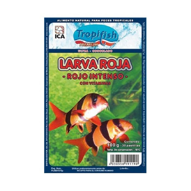 Larva Roja Congelada 100g