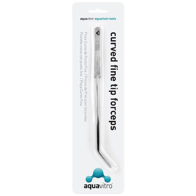 Seachem Aquavitro Pinza Curva de Punta Fina 25 cm