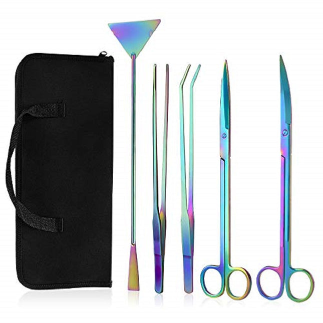Aquascaping Tool Set Rainbow