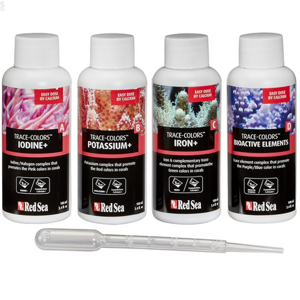 Red Sea Trace Colors A+B+C+D 100 ml